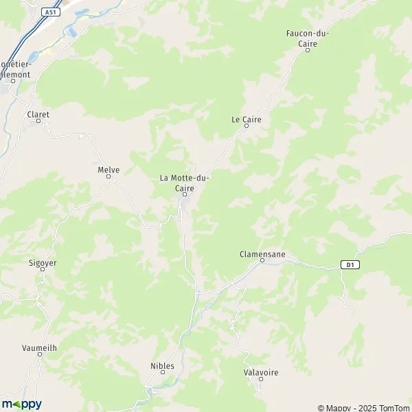 Map La MotteduCaire map of La MotteduCaire (04250) and practical information